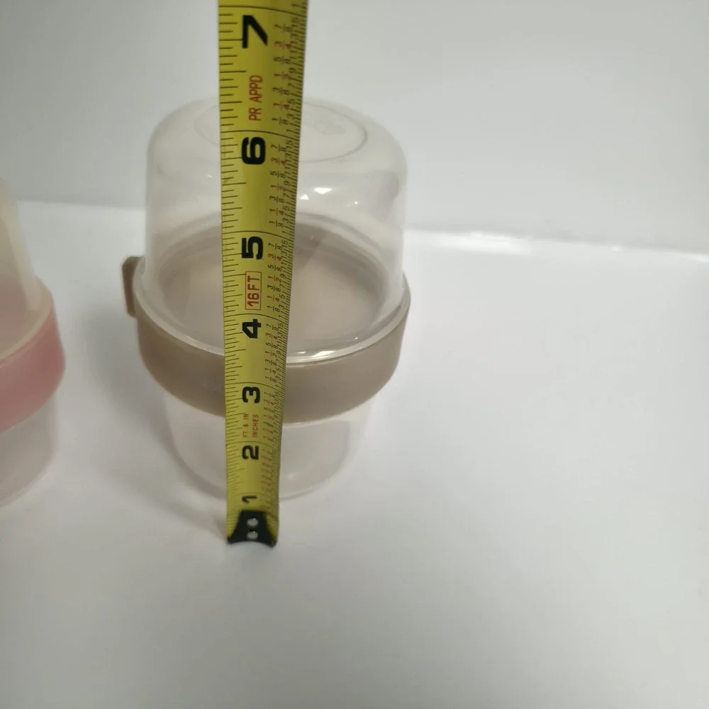 Lock & Lock Two-Way Plastic Cereal To Go Cup Set Food Storage Lunch Box Snack